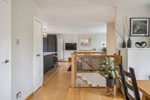 Staircase to first floor living area- click for photo gallery